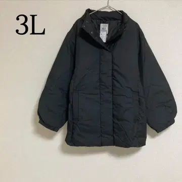 긴팔 다운 코트 다운 자켓 프렌치 덕 3L 블랙 빅 사이즈