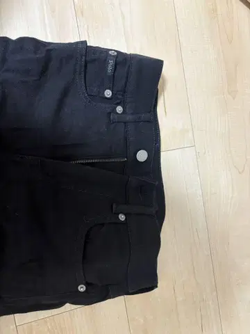 Polo 블랙 슬림핏 데님 팬츠
