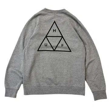 HUF 하프 TRIPLE TRIANGLE CREW 맨투맨 그레이 L