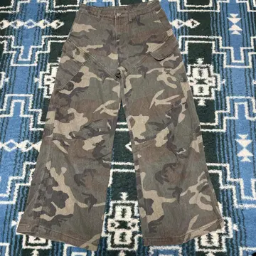 카모플라쥬 코튼 카고 팬츠