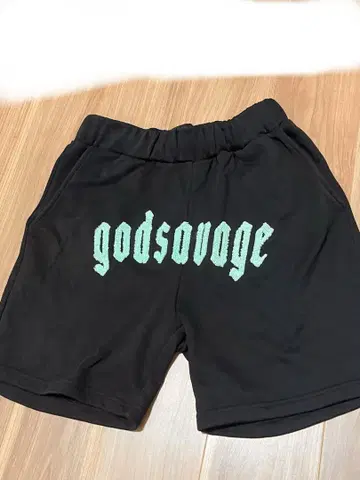 godsavage 블랙 숏팬츠 S 사이즈