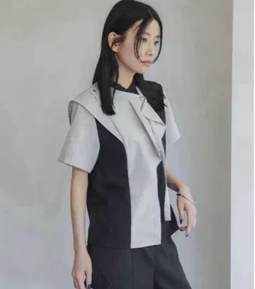 바벨 플레어 블라우스 워셔블 속건성 united tokyo
