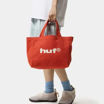 HUF OG 로고 토트백 S 허프 프린트 로고 토트백