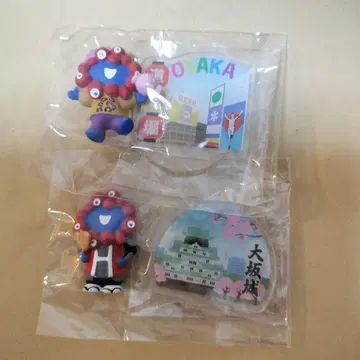 미야쿠미야쿠 오사카 관광 명소 캡슐 토이 2개 세트