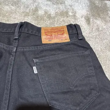 Levi's 505 블랙 스트레이트 데님 W29