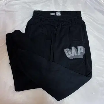 GAP 1969 로고 조거 팬츠 블랙 XS