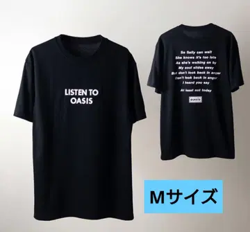 미사용 새상품 LISTEN TO OASIS 블랙 T셔츠