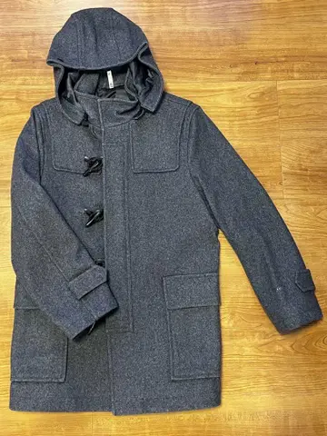 THE SUIT COMPANY 그레이 더플 코트
