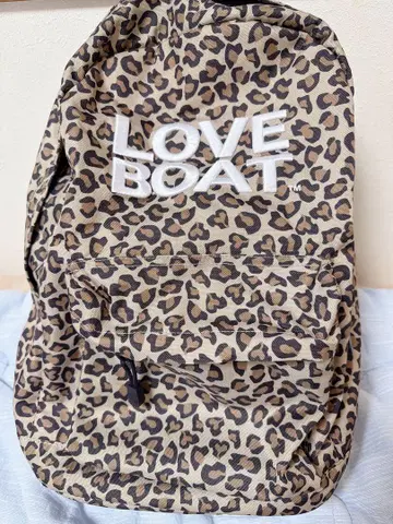 LOVE BOAT 레오파드 무늬 백팩 백팩