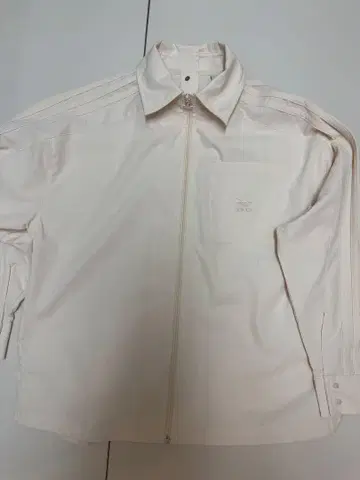adidas 화이트 집업 자켓