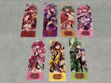 마크로스 초시공 페스티벌 가부키초 온 스테이지 클리어 책갈피 7종 세트