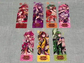 마크로스 초시공 페스티벌 가부키초 온 스테이지 클리어 책갈피 7종 세트