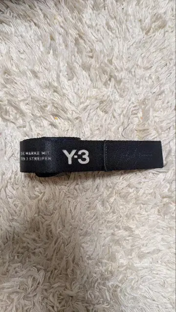 Y-3 링 벨트