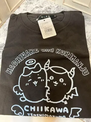 치이카와 천사 & 악마 T셔츠 하치와레 & 밤만쥬 택 포함 새상품