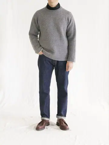 [ 거의 미사용! ] 캡틴선샤인 적미 52551 데님 팬츠 W30