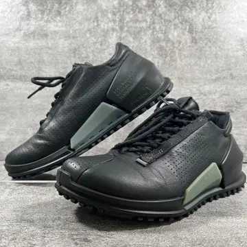 ECCO 에코 바이오 가죽 스니커즈 여성용 23cm 블랙