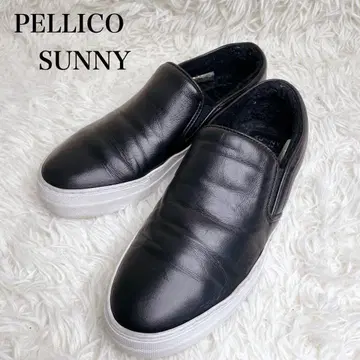펠리코사니 PELLICO SUNNY 38 블랙 가죽 슬립온