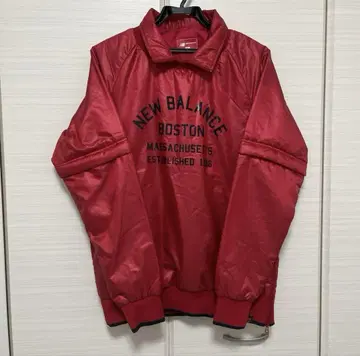 뉴발란스 골프 트레이닝복 레드 방한 충전솜 사이즈 4