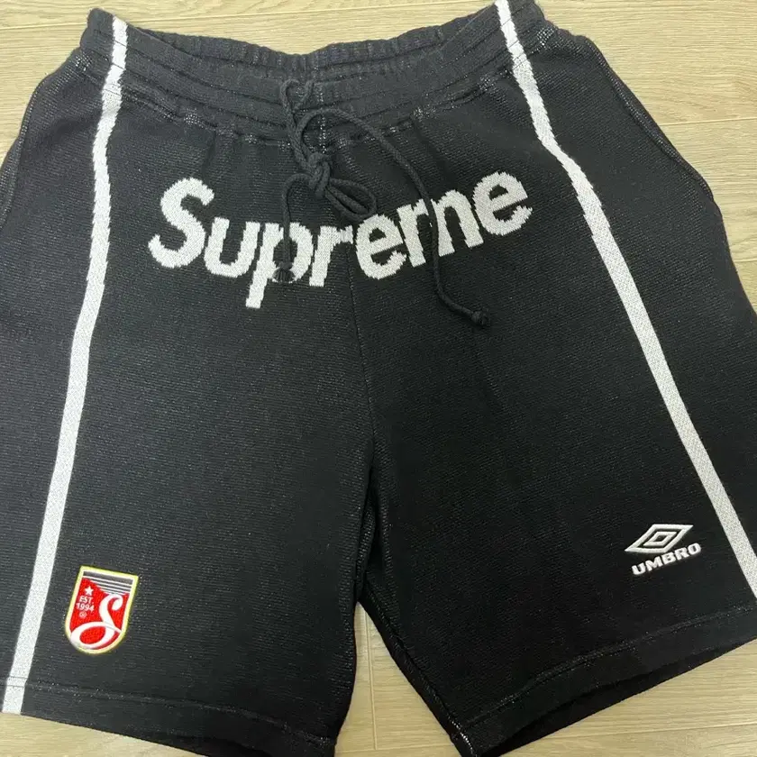 Supreme/Umbro Knit Soccer Short 黒 25SS/Supreme Umbro Knit Soccer