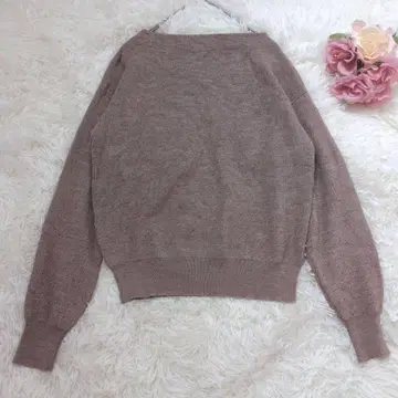 오파크 클립 니트탑 Filivivi 브라운 M