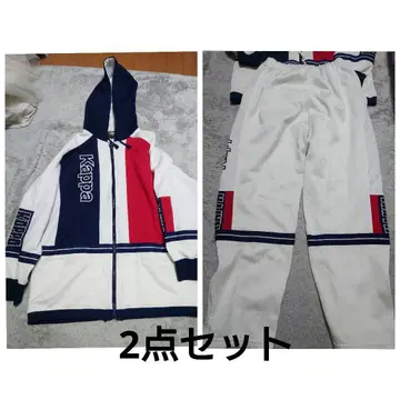 카파 90s 빈티지 메쉬 후드 집업 후드티 팬츠