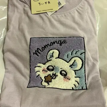 치이카와 (먼작귀) 자수 모몽가 T셔츠