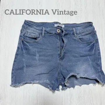 CALIFORNIA Vintage 데미지 숏팬츠