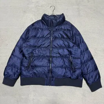 [유니클로] 다운 자켓 3XL 방한 네이비 지퍼 포켓 SC213
