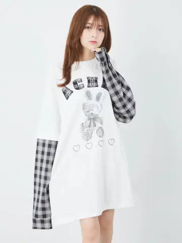 토끼곰 레이어드 롱Te