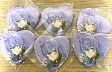 니지산지 Melty valentine 별도 쇼 하트 캔뱃지