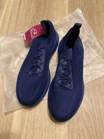 네이비 스니커즈 24.5cm 워킹화