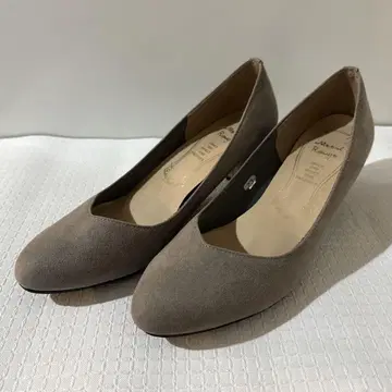 메탈 루즈 그레이 펌프스 23cm