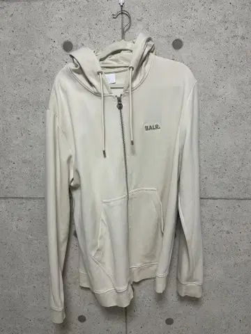 BALR. 크림색 집업 후디 셋업