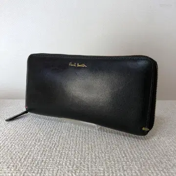 폴스미스 장지갑 라운드 지퍼 지갑 Paul Smith 블랙
