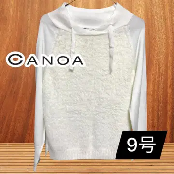 CANOA 카노아 퍼 니트 풀오버 스웨터