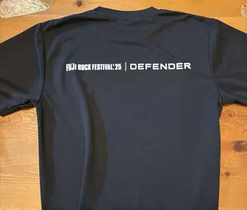 후지록 2025 랜드로버 DEFENDER 한정판 T셔츠