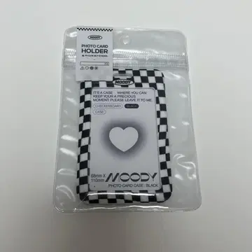 moody 트레이딩 카드 홀더 케이스 한국 블랙