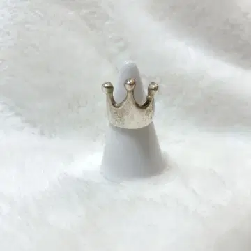 스털링 실버 왕관 크라운 반지