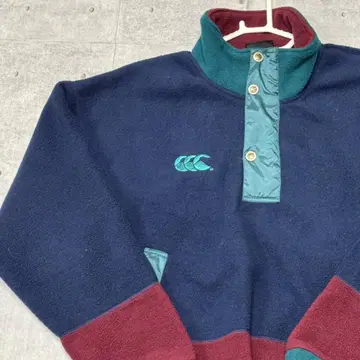 CANTERBURY 하프 지퍼 플리스 자켓 캔터베리 디자인