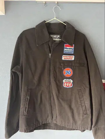 HEAVY HYSTERIC 아플리케 스포츠 자켓