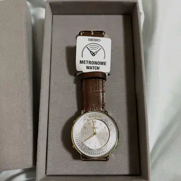 SEIKO 메트로놈 워치 손목시계 카멜