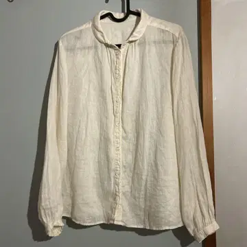 네스트로브 nest Robe 린넨 100% 긴팔 블라우스 셔츠 린넨