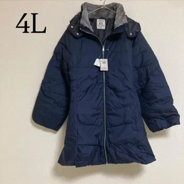 다운 코트 롱다운 4L 프렌치 덕 발수 네이비 아우터 새상품