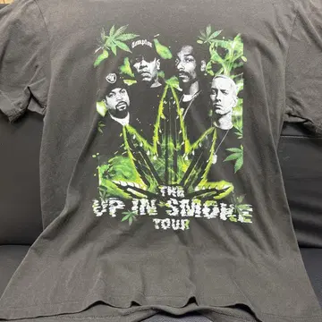 UP IN SMOKE TOUR T셔츠 dr.dre Eminem L