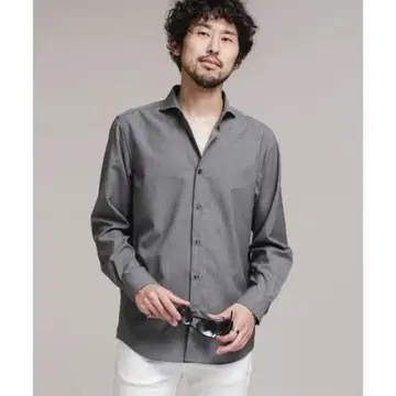 그레이 긴팔 셔츠