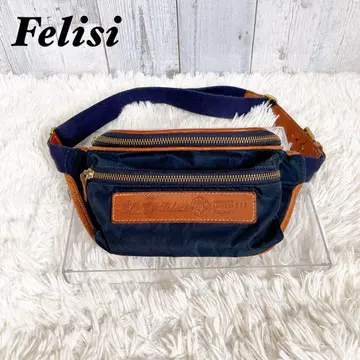 [ 새상품급 ] Felisi 바디백 웨스트 파우치 네이비