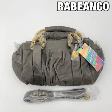택 포함 새상품급 RABEANCO 소가죽 핸드백 숄더백 레어