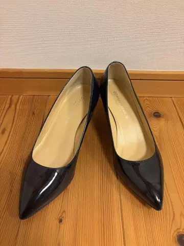 네이비 스틸레토 하이힐 23.5cm