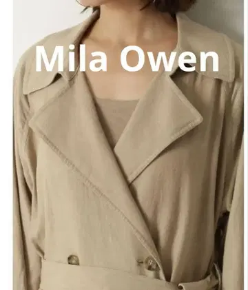 Mila Owen 미라 오웬 트렌치코트 베이지 가을/겨울