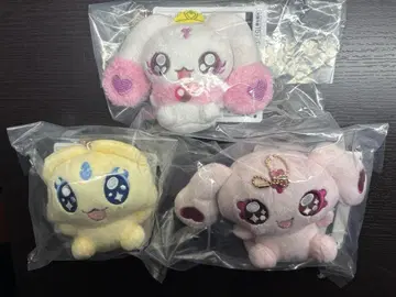 프리큐어 제일복권 E상 요정 봉제 인형 마스코트 3종 세트